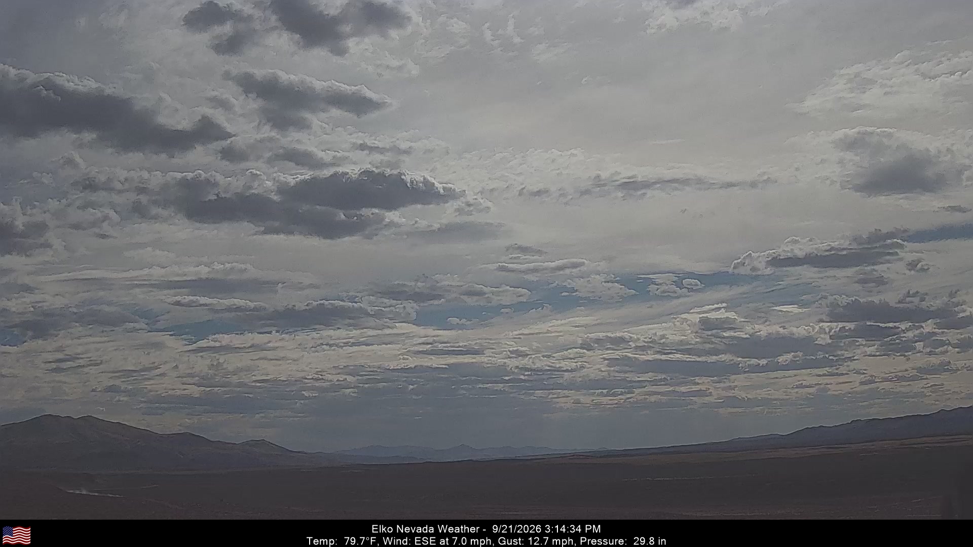 Elko Weather Camera, Southwest - Click For Elko Weather Cameras