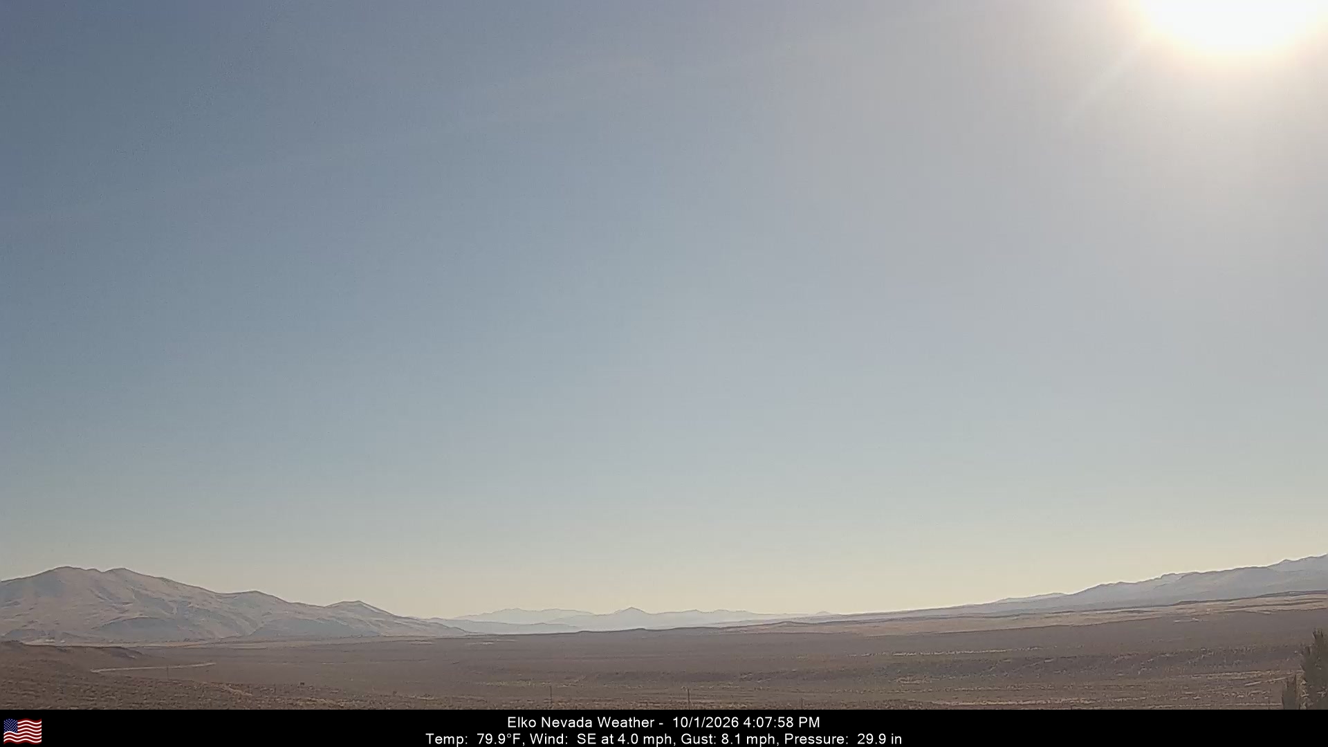 Elko Weather Camera, Southwest - Click For Elko Weather Cameras