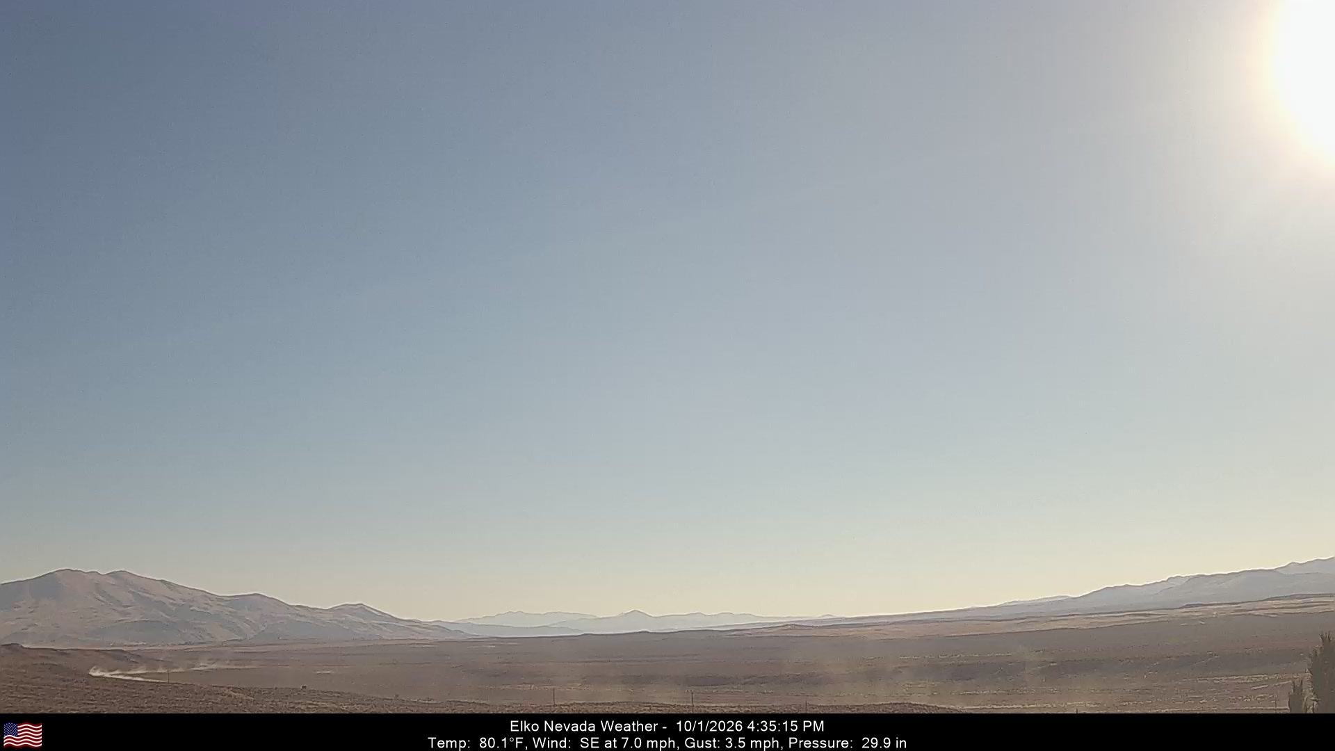 Elko Nevada Weather Southwest Camera