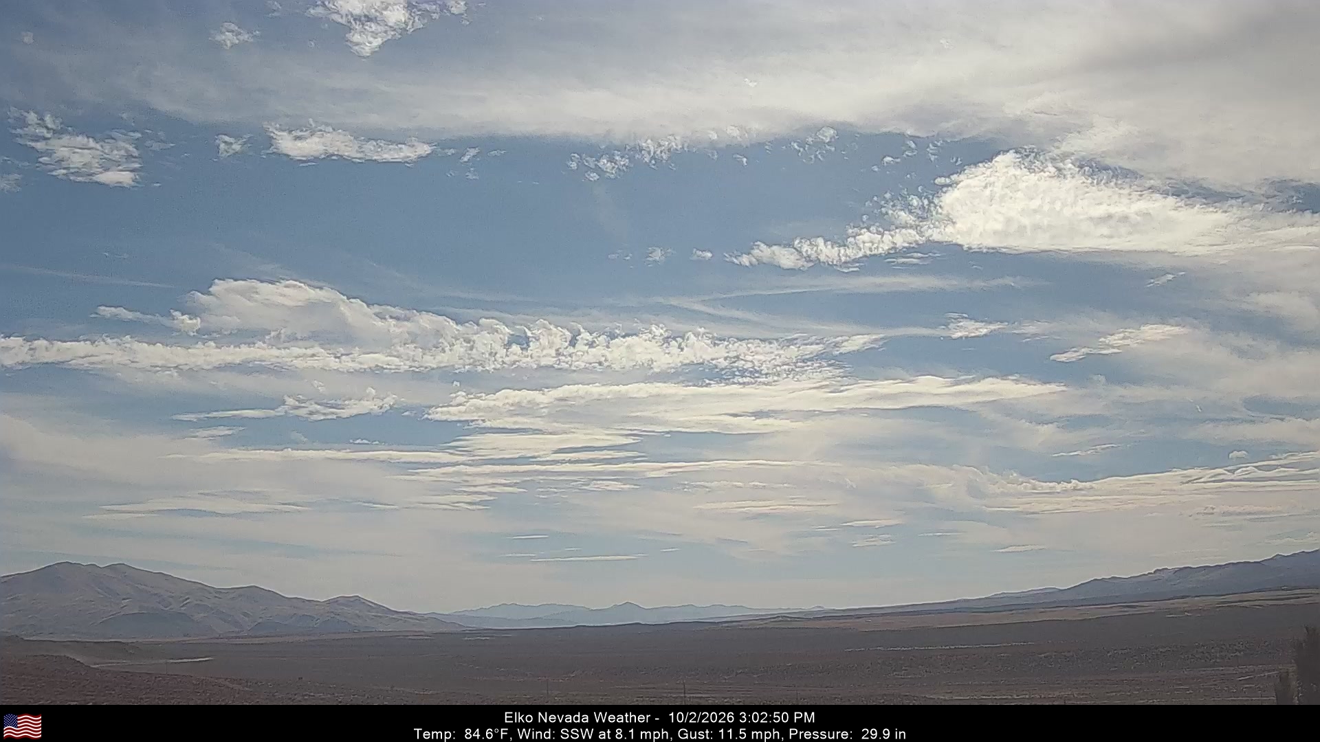 Elko Weather Camera, Southwest - Click For Elko Weather Cameras