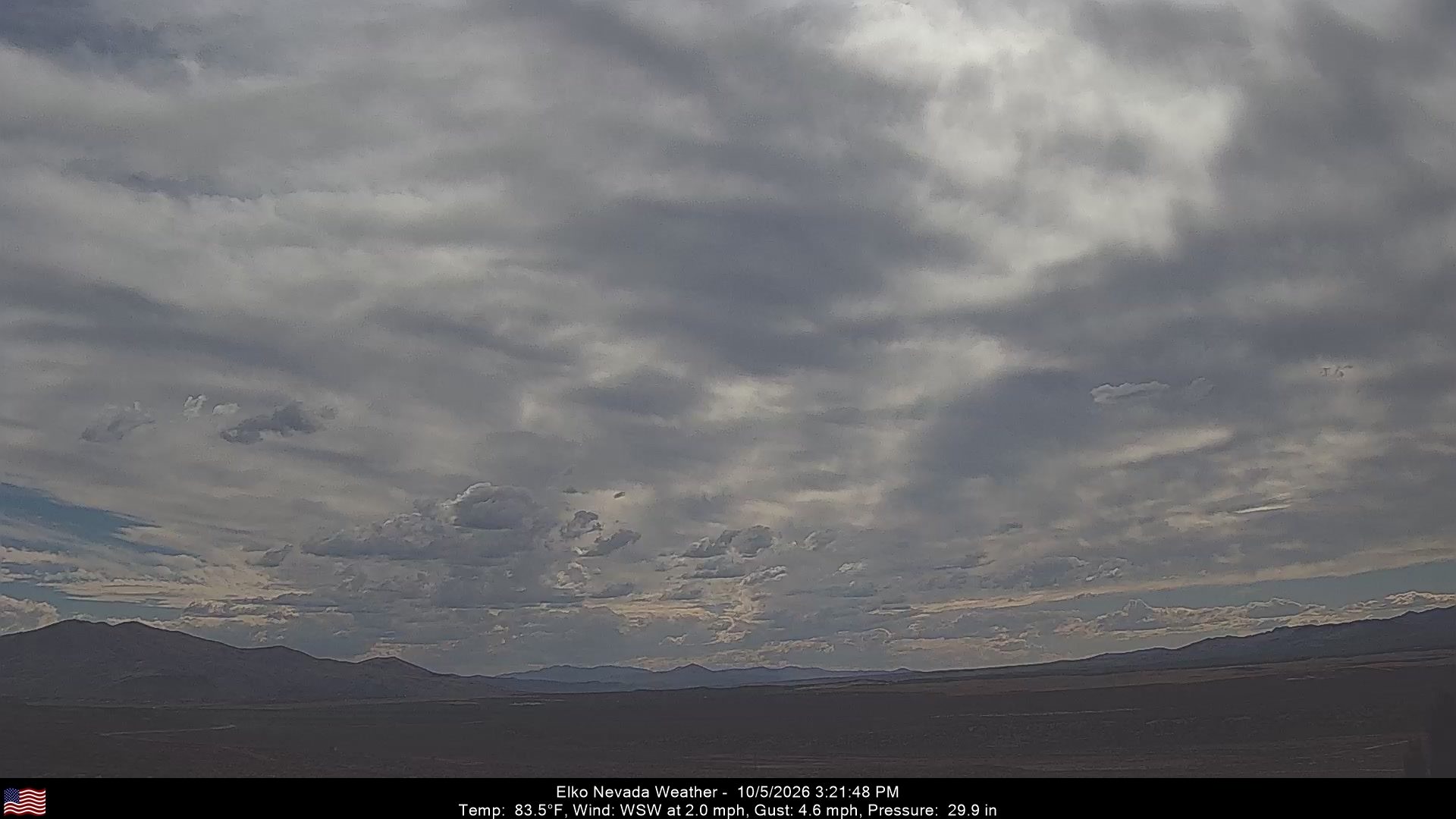 Elko Weather Camera, Southwest - Click For Elko Weather Cameras