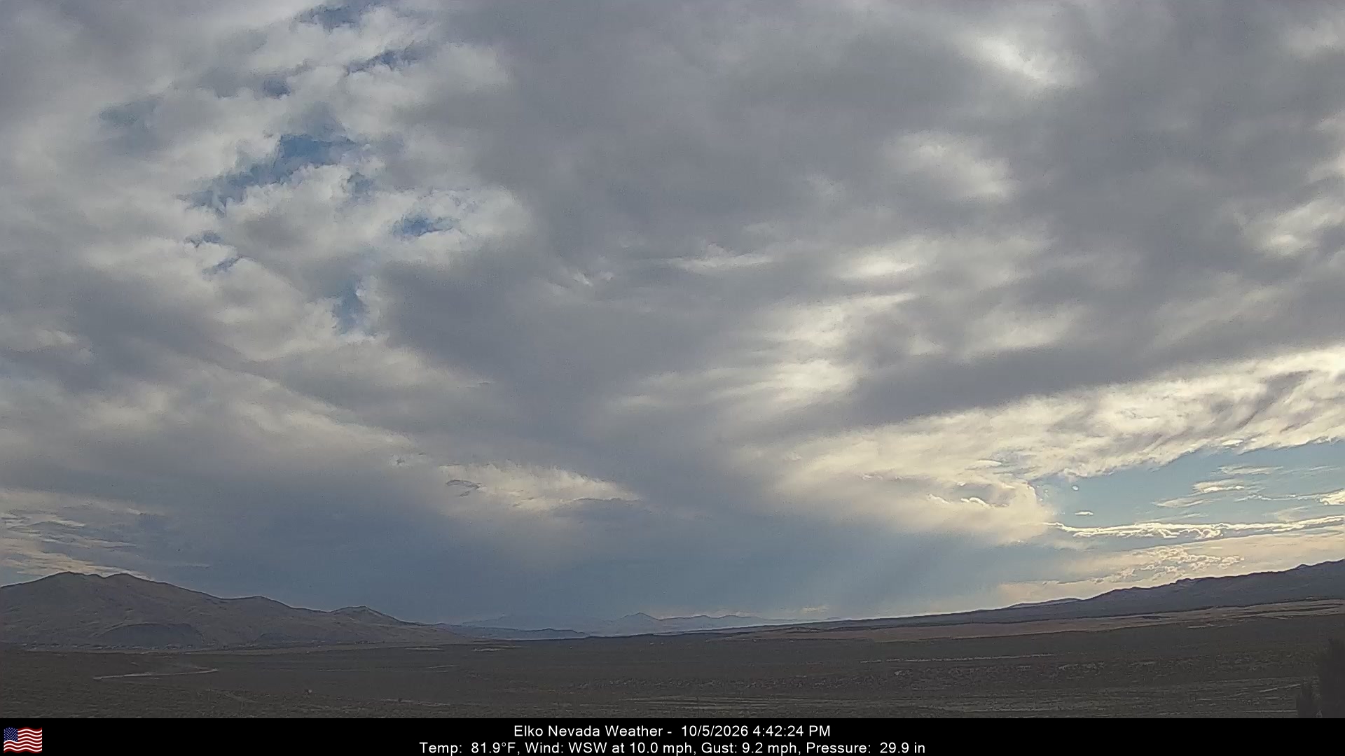 Elko Weather Camera, Southwest - Click For Elko Weather Cameras
