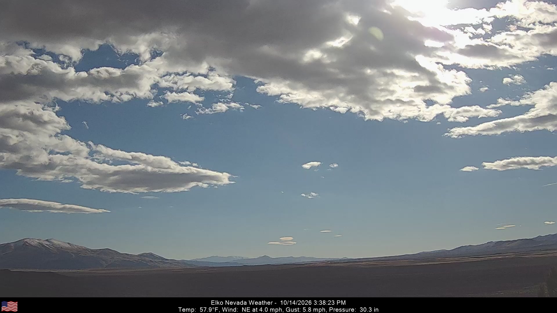 Elko Weather Camera, Southwest - Click For Elko Weather Cameras