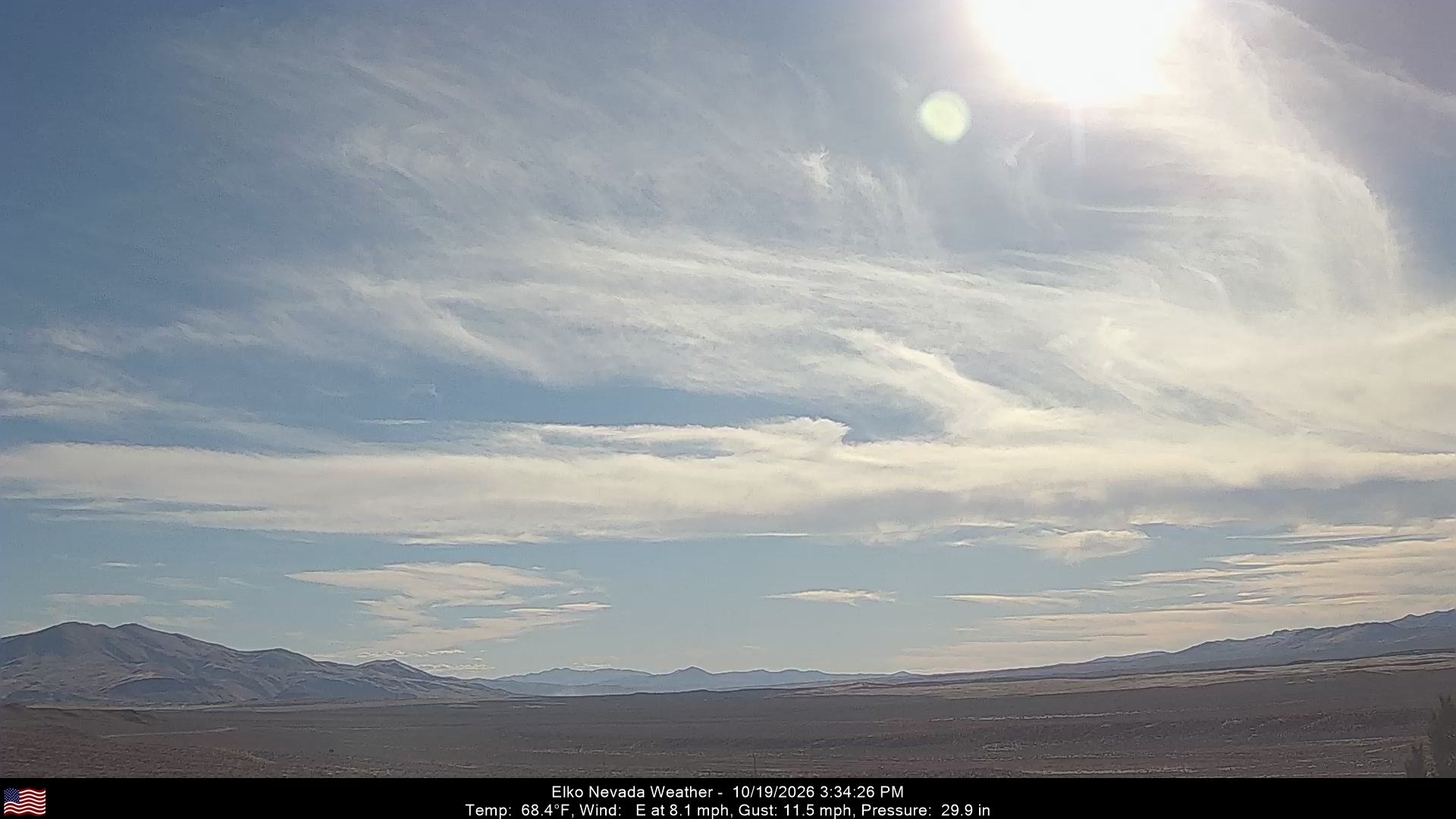 Elko Weather Camera, Southwest - Click For Elko Weather Cameras