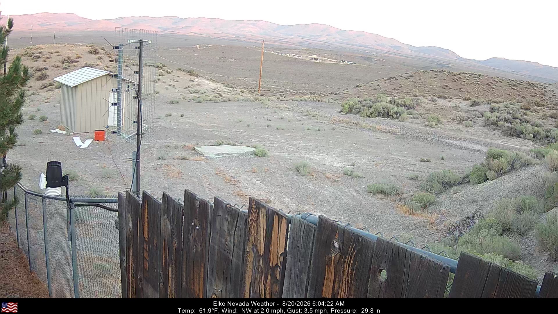 Elko Weather Camera, Northwest - Click For Elko Weather Cameras