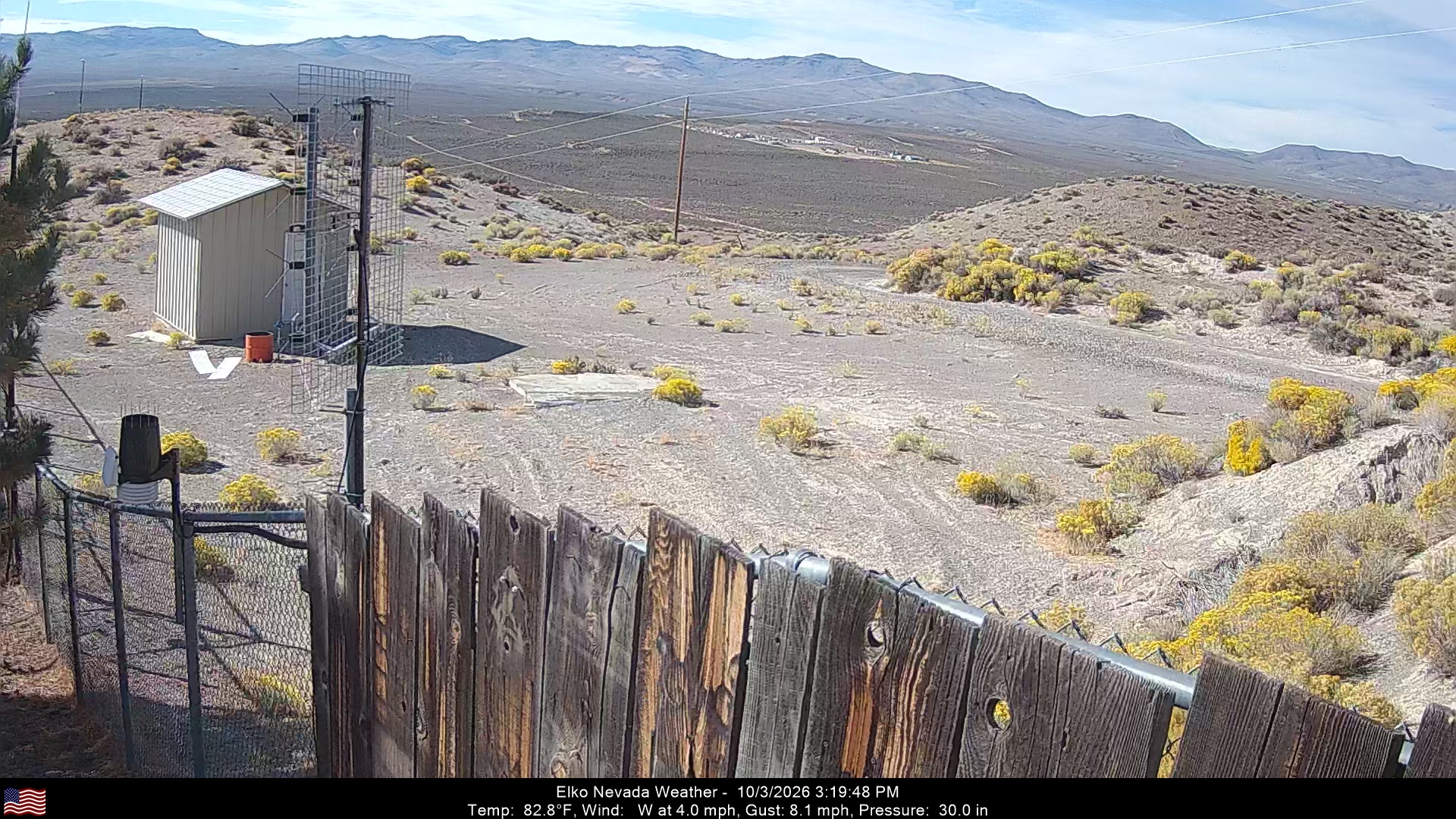 Elko Weather Camera, Northwest - Click For Elko Weather Cameras