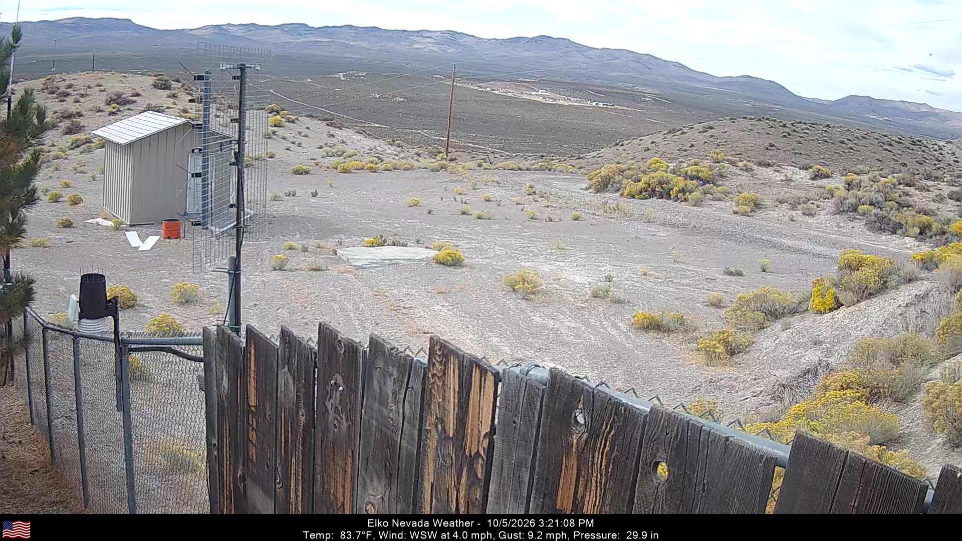 Elko Weather Camera, Northwest - Click For Elko Weather Cameras