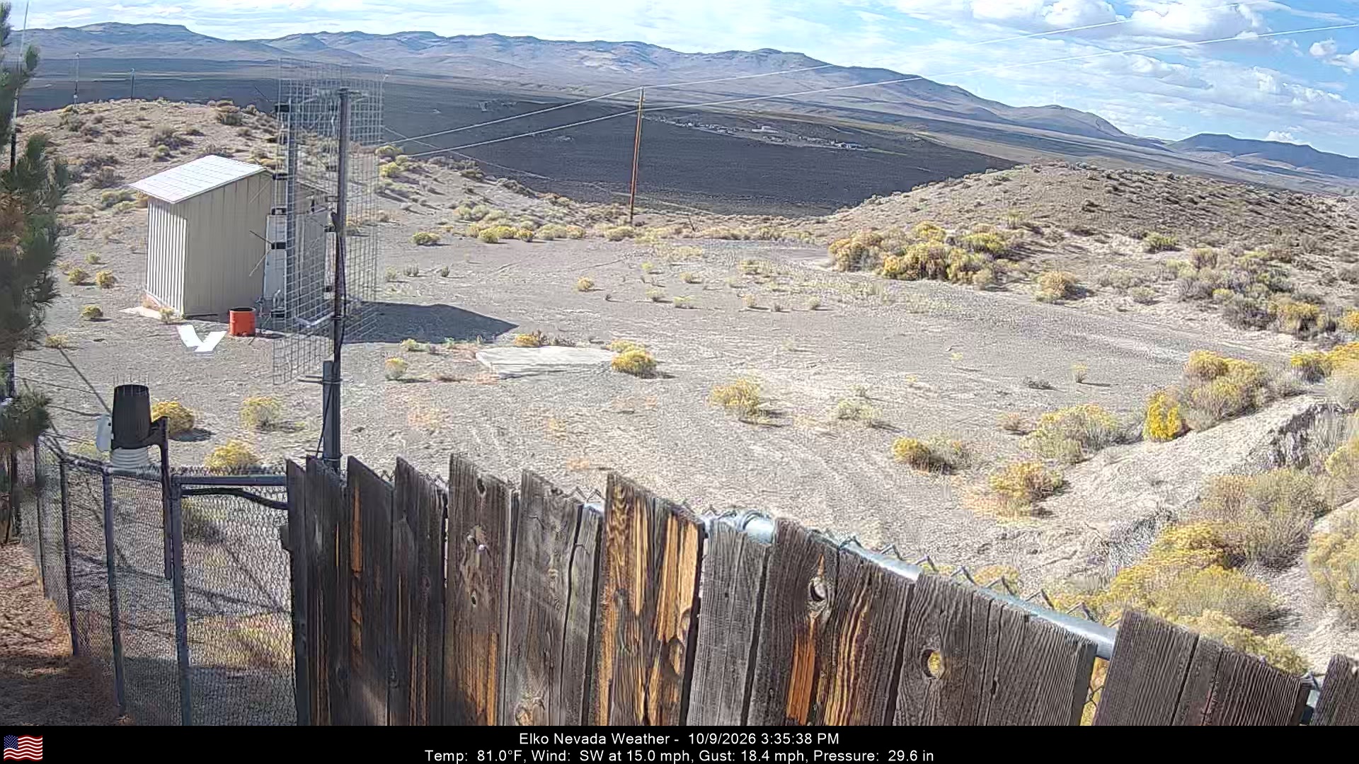 Elko Weather Camera, Northwest - Click For Elko Weather Cameras