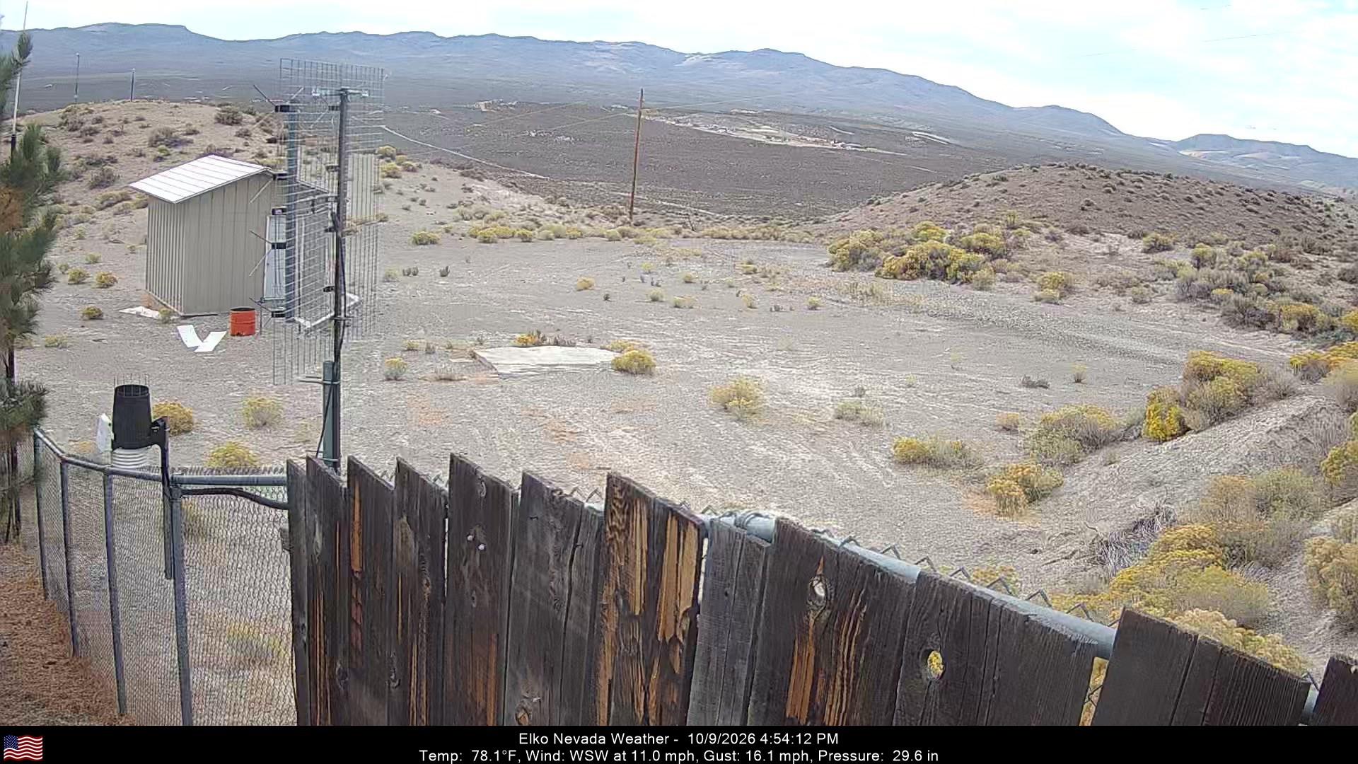 Elko Weather Camera, Northwest - Click For Elko Weather Cameras