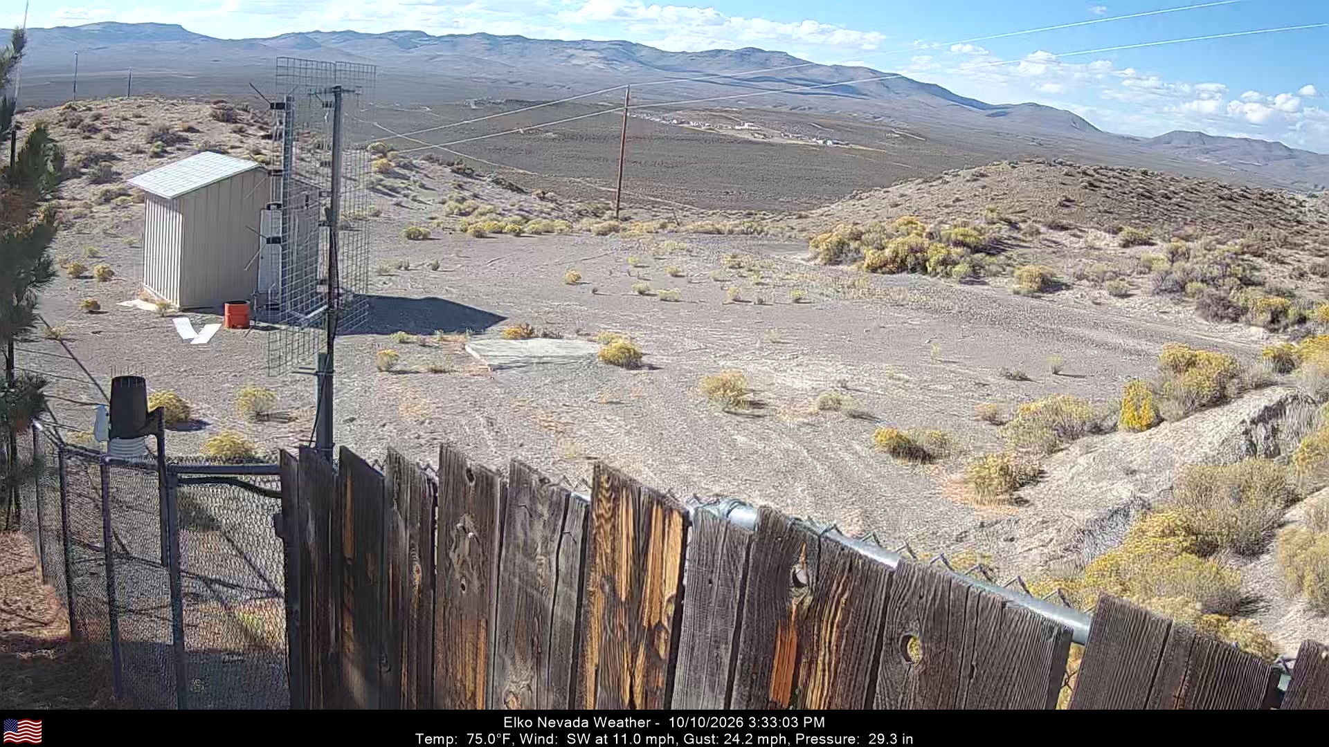Elko Weather Camera, Northwest - Click For Elko Weather Cameras